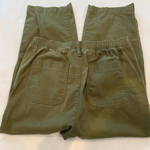 Madewell Camp Pant; petite. Army green